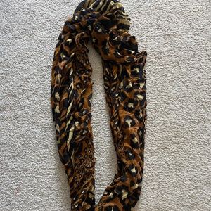 animal print scarf